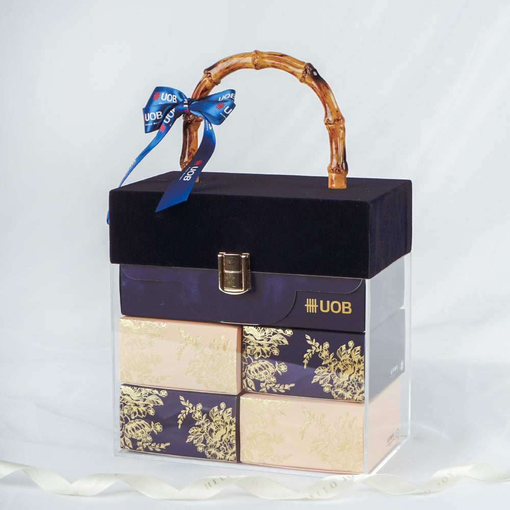 Custom Mooncake Gift Set In Premium Acrylic Casing