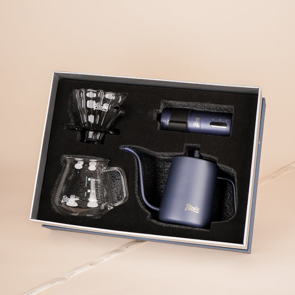 Bincoo Travel Pour Over Coffee Maker Gift Set All in 1 Coffee