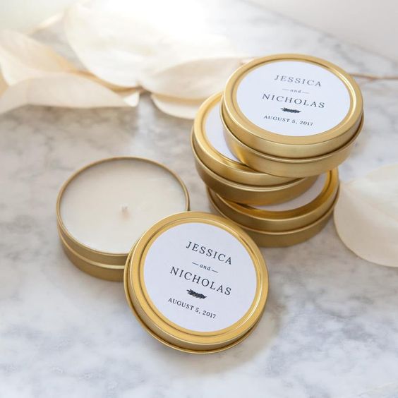 Travel Size Candle with Custom Label