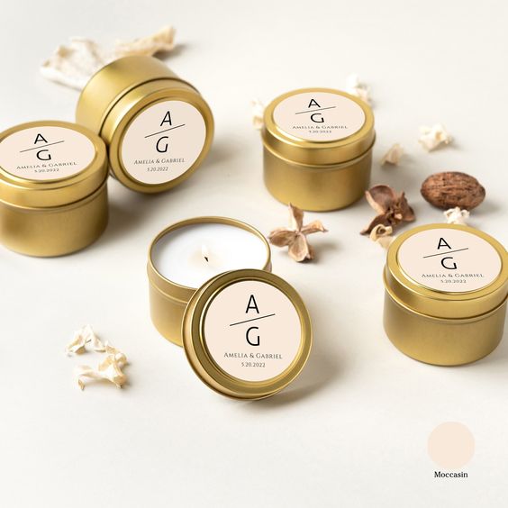 Travel Size Candle with Custom Label