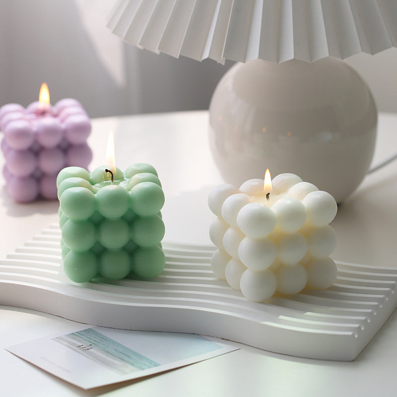Candy Coloured Scented Candle