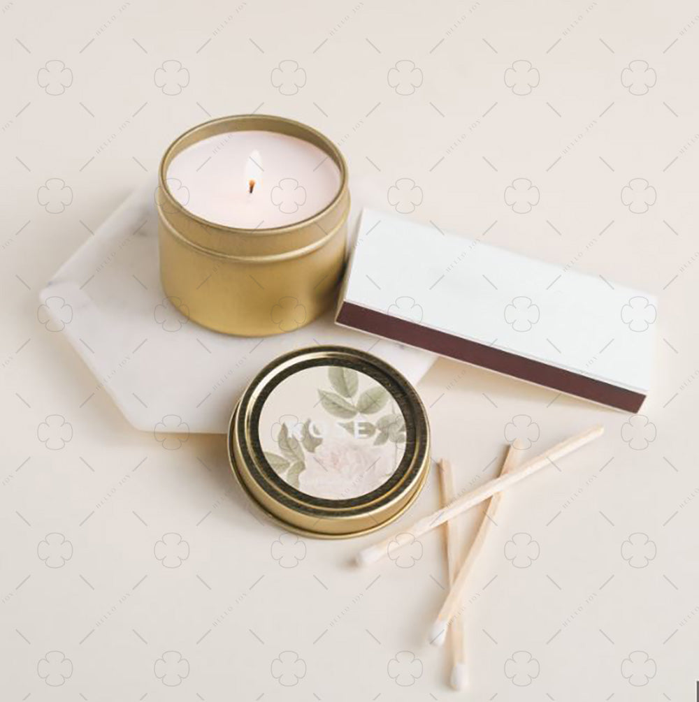Travel Size Candle with Custom Label