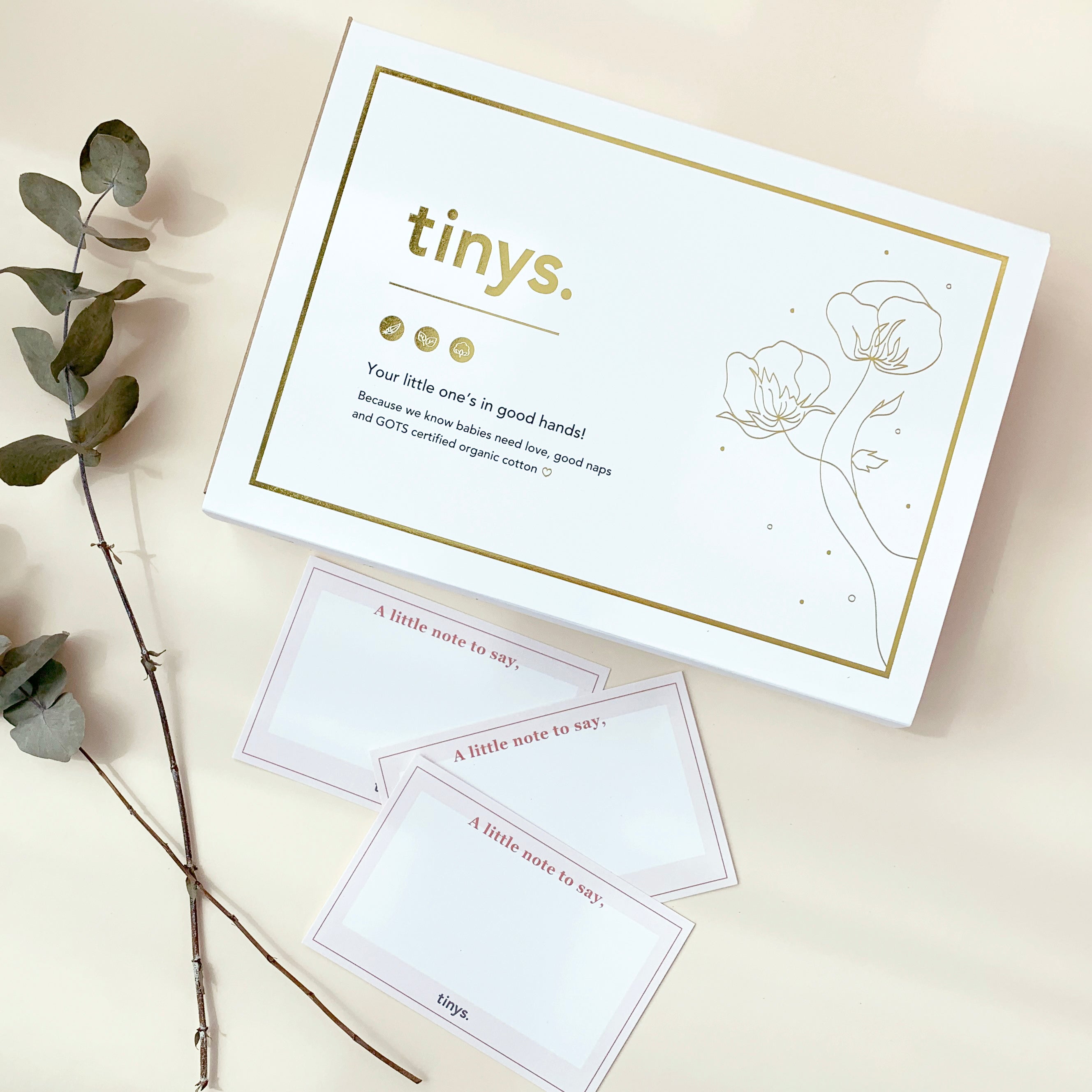 tinys. Signature Baby Gift Set (Organic Cotton)