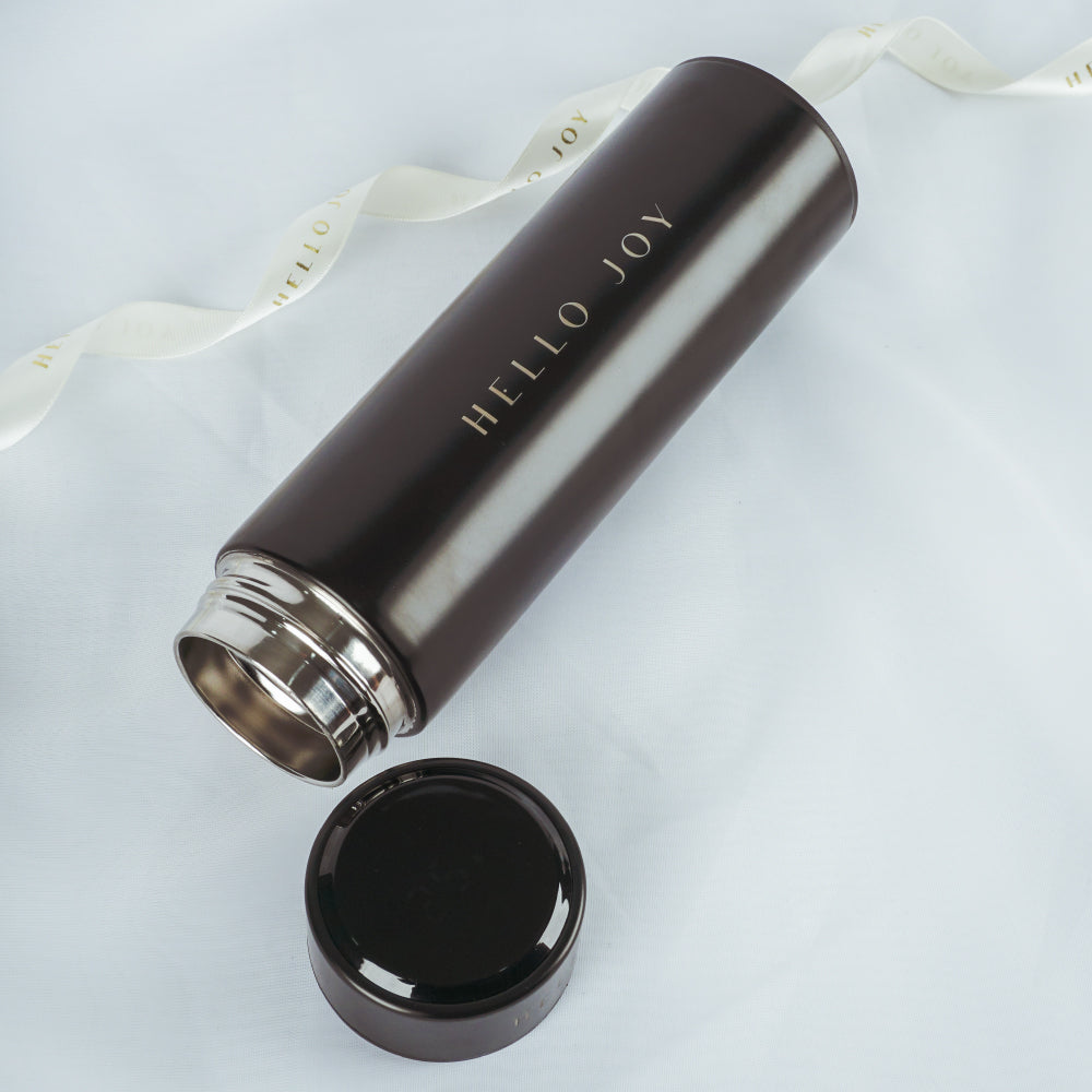 Drinking Flask With Temperature Indicator (Customisable)