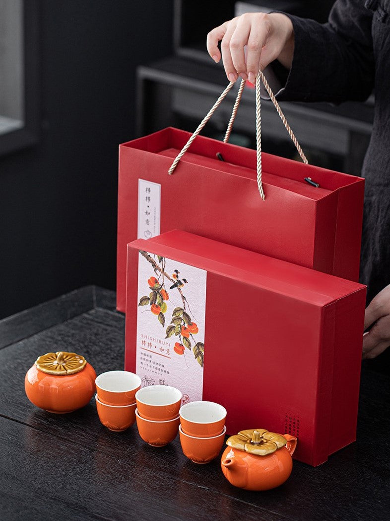 Persimmon Blessings Tea Set