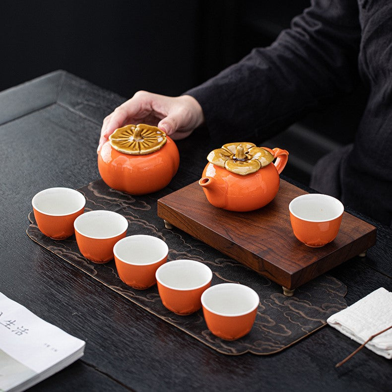 Persimmon Blessings Tea Set