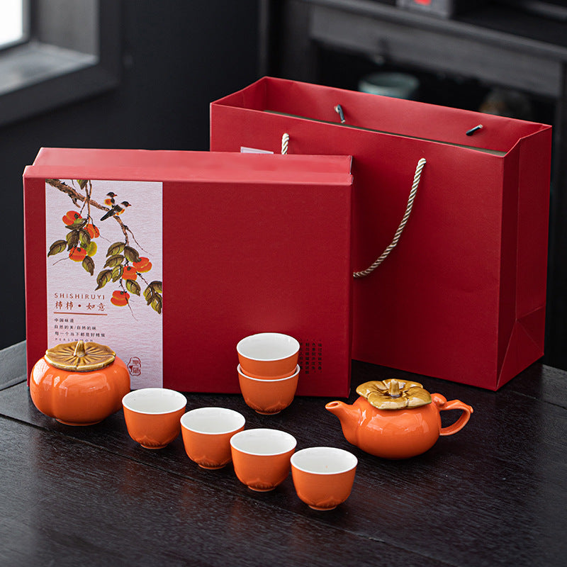 Persimmon Blessings Tea Set