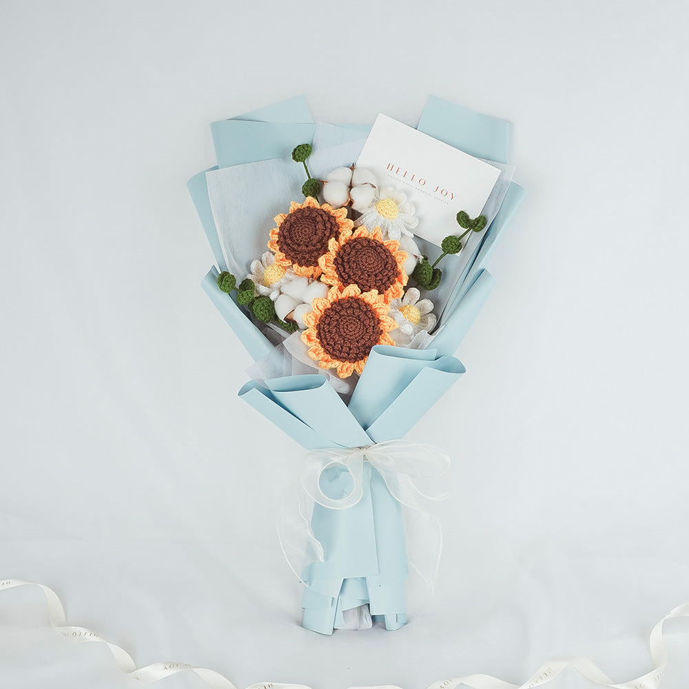 Sunflower Crochet Bouquet