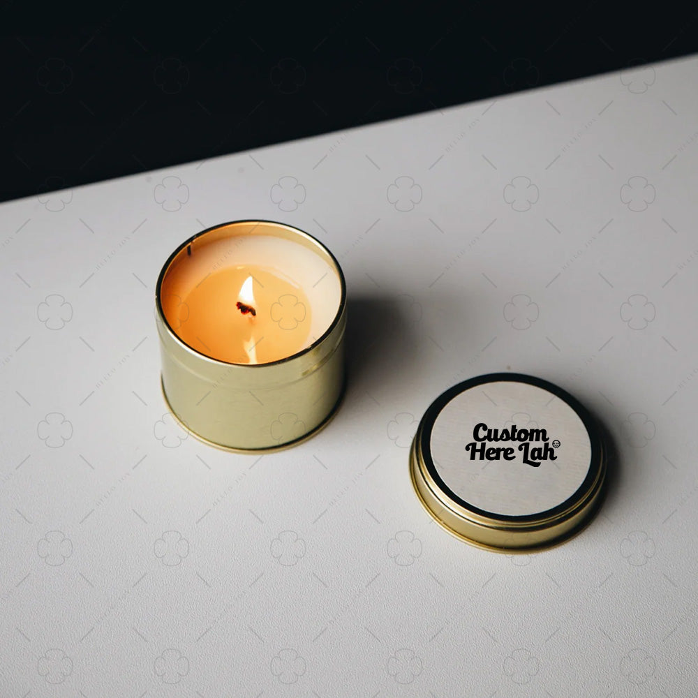 Travel Size Candle with Custom Label