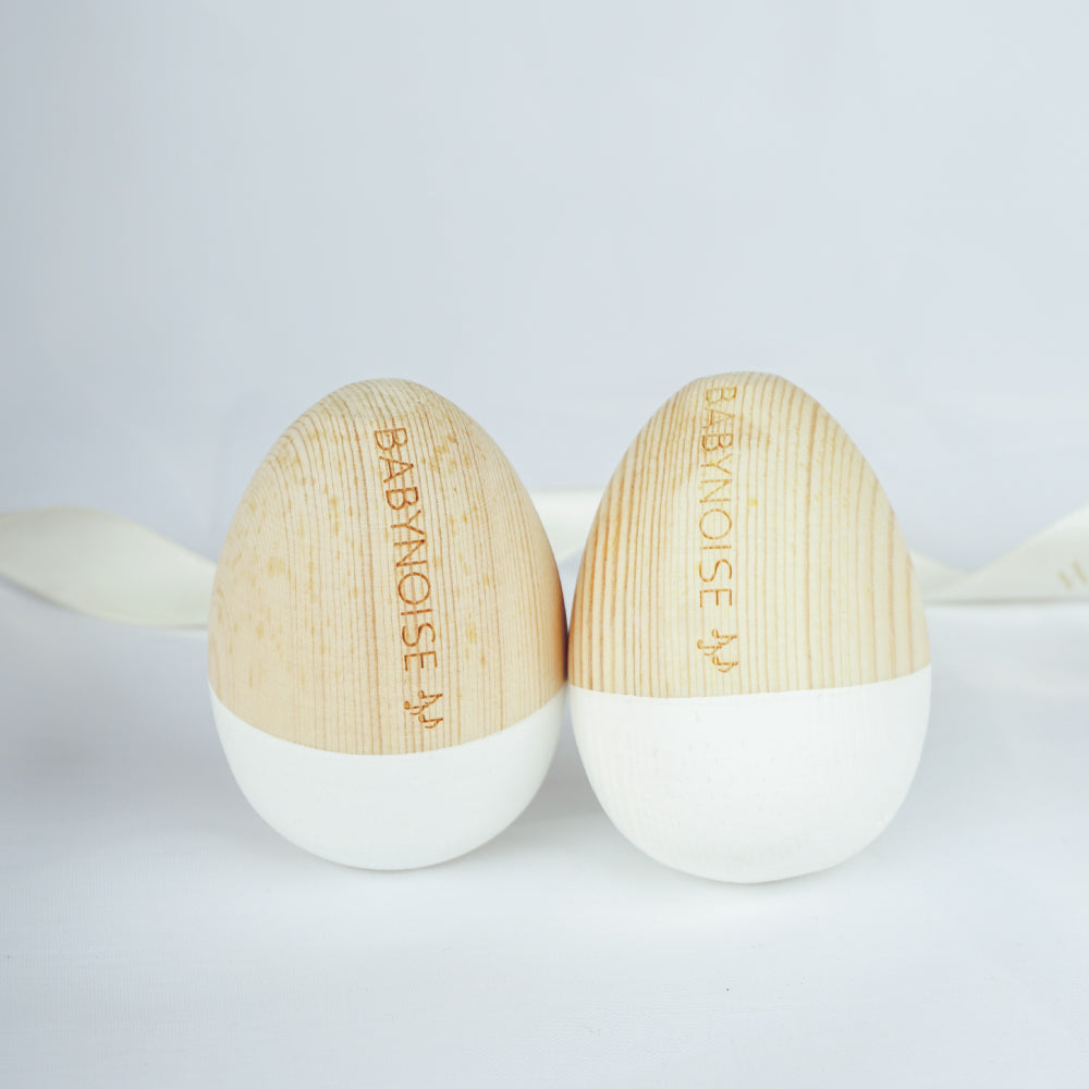 Babynoise Duo Wooden Egg Shakers