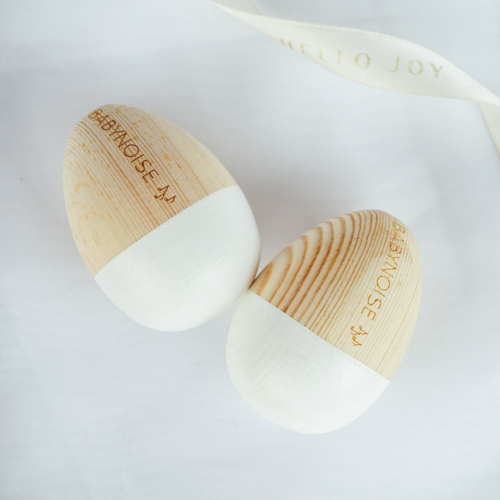 Babynoise Duo Wooden Egg Shakers