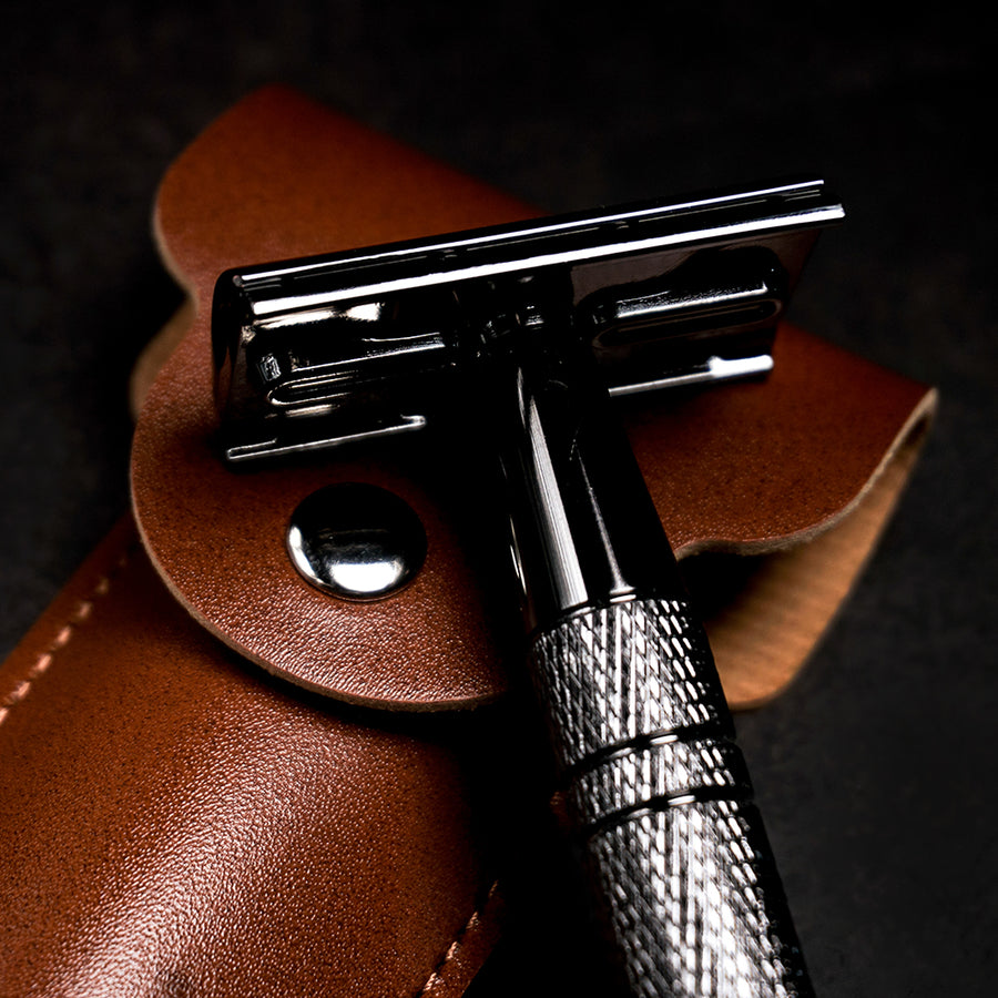 Rapira Double Edge Safety Razor with Rapira Platinum Lux Blades